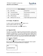 Preview for 13 page of Funke TRT800A-OLED Operation And Installation