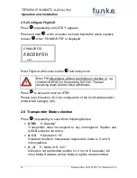 Preview for 14 page of Funke TRT800A-OLED Operation And Installation