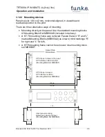 Preview for 29 page of Funke TRT800A-OLED Operation And Installation