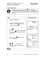 Preview for 40 page of Funke TRT800A-OLED Operation And Installation