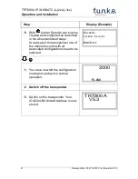 Preview for 42 page of Funke TRT800A-OLED Operation And Installation