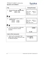 Preview for 44 page of Funke TRT800A-OLED Operation And Installation