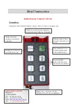 Funktechnik Georg Seidl CAD-8-6 Brief Instruction preview