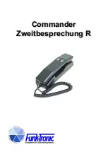 Предварительный просмотр 1 страницы FunkTronic Commander Zweitbesprechung R Quick Start Manual