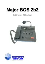 Предварительный просмотр 1 страницы FunkTronic Major BOS 2b2 Manual