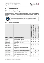Предварительный просмотр 25 страницы Funkwerk 250TM Series Operation And Installation