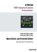 Funkwerk ATR500 Operation And Installation preview