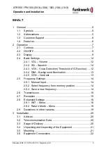 Preview for 3 page of Funkwerk ATR500 Operation And Installation