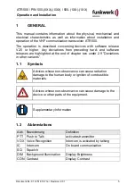 Preview for 5 page of Funkwerk ATR500 Operation And Installation