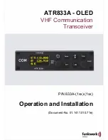 Funkwerk ATR833A Operation And Installation preview