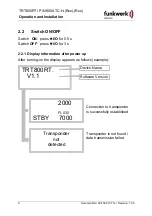 Preview for 10 page of Funkwerk TRT800RT Operation And Installation