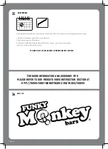 Предварительный просмотр 26 страницы FUNKY MONKEY BARS THE CHIMP Assembly Instructions Manual