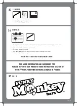 Предварительный просмотр 27 страницы FUNKY MONKEY BARS THE GORILLA Assembly Instructions Manual