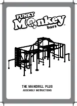 FUNKY MONKEY BARS THE MANDRILL Assembly Instructions Manual preview