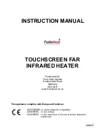 Funkyheat Touchscreen series Instruction Manual предпросмотр