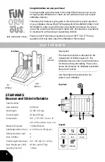 Предварительный просмотр 2 страницы FUNormous 227103LS Instruction Manual & Safety Manual