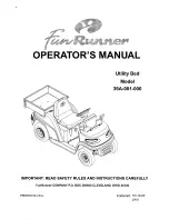 Предварительный просмотр 1 страницы FunRunner FunRunner 39A-001-000 Operator'S Manual