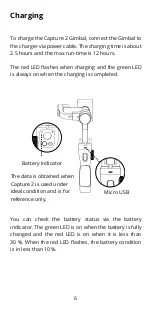 Preview for 6 page of Funsnap Capture 2 Gimbal Quick Start Manual