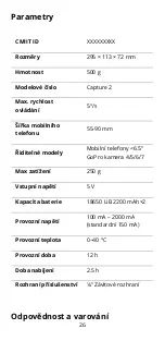 Preview for 26 page of Funsnap Capture 2 Gimbal Quick Start Manual