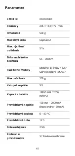 Preview for 41 page of Funsnap Capture 2 Gimbal Quick Start Manual