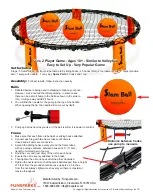 Предварительный просмотр 2 страницы FUNSPARKS Slam Ball Manual