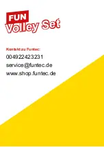 Preview for 2 page of funtec FUN Volley Set Setup Manual