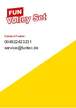 Preview for 9 page of funtec FUN Volley Set Setup Manual