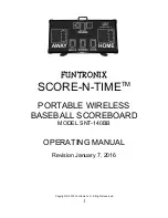 Funtronix SCORE-N-TIME SNT-140BB Operating Manual предпросмотр