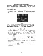 Предварительный просмотр 17 страницы Funtronix Score-N-Time SNT-200MP Operating Manual