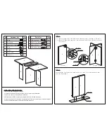 Предварительный просмотр 2 страницы Furinno FNAJ-11072 Assembly Instruction