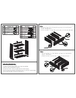 Preview for 2 page of Furinno FNCL-33001 Assembly Instruction