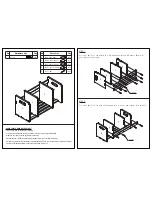 Предварительный просмотр 2 страницы Furinno FNCL-33021 Assembly Instruction