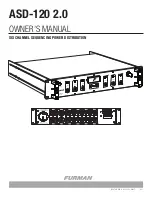 Furman ASD-120 2.0 Owner'S Manual preview