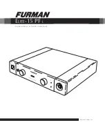 Предварительный просмотр 1 страницы Furman ELITE-15 DM i Owner'S Manual