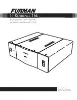 Furman IT-REFERENCE 16E i Owner'S Manual preview