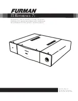 Furman IT-REFERENCE 7i Owner'S Manual preview