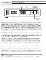 Предварительный просмотр 6 страницы Furman IT-REFERENCE 7i Owner'S Manual