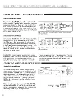 Preview for 8 page of Furman M-85 Merit Series Owner'S Manual