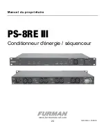 Предварительный просмотр 25 страницы Furman PS-8RE III Owner'S Manual