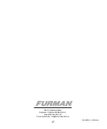 Предварительный просмотр 48 страницы Furman PS-8RE III Owner'S Manual