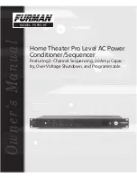 Furman PS-PRO HT Owner'S Manual preview