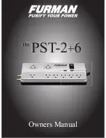 Furman PST-2+6 Owner'S Manual preview