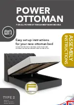 Preview for 1 page of Furmanac POWER OTTOMAN Assembly Instructions Manual