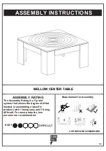 Preview for 1 page of Furn Mill HOTAB00053 Assembly Instructions