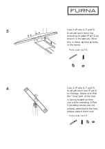 Preview for 5 page of FURNA HEMINGWAY FNAE2FRMGRY1 Assembley Manual