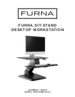 Preview for 1 page of FURNA Sit Stand Converter Desk-Top Workstation Assembly Manual