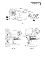 Preview for 4 page of FURNA Sit Stand Converter Desk-Top Workstation Assembly Manual