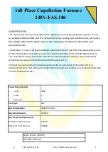 Preview for 4 page of FURNACE & ASSAY 168 Operation & Maintenance Manual