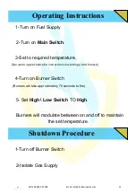 Preview for 11 page of FURNACE & ASSAY 168 Operation & Maintenance Manual