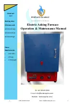 FURNACE & ASSAY FAS-130EAF Operation & Maintenance Manual preview